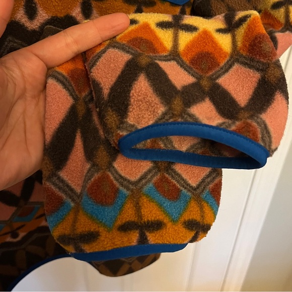 Patagonia Synchilla Snap-T Fleece Pullover M Companions Big Anthos Pink EUC - Picture 5 of 10